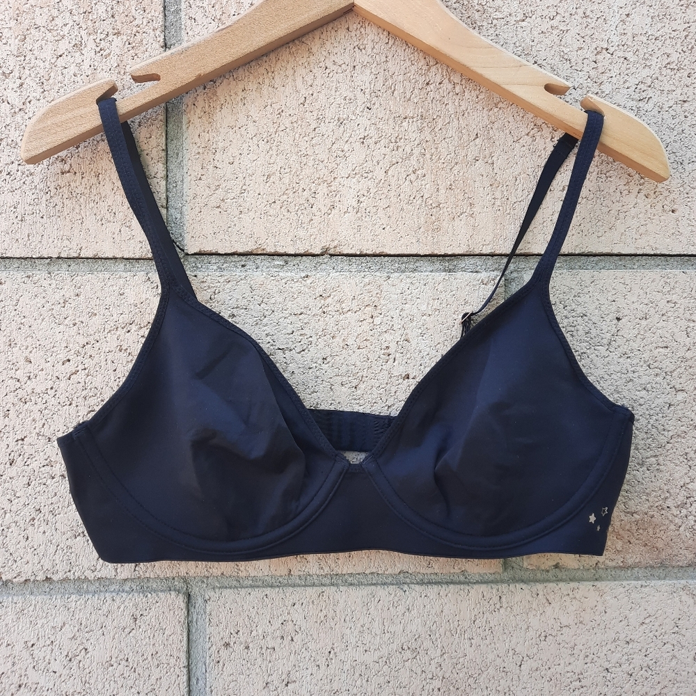 Aerie Real Me Full Coverage Underwire Bra Size 36B Black New Without Tags